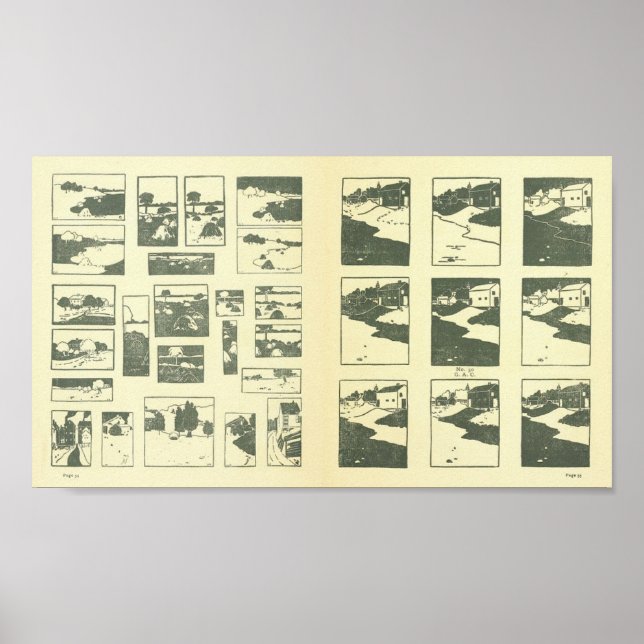 Póster Oscuro y ligero (Frente)