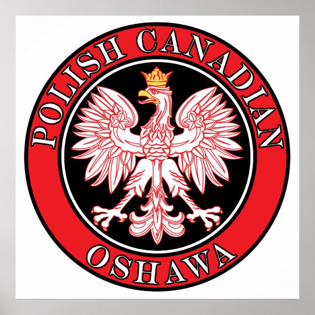 Póster Oshawa Águila Polaca Canadiense (Frente)