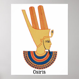 Póster Osiris Antiguo dios Egipcio