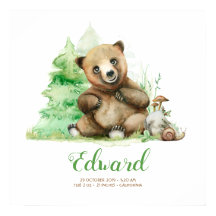 Osito en el bosque Lindo