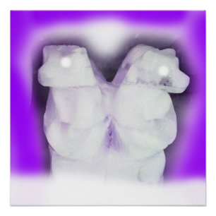 Póster Ositos de hielo