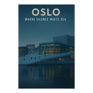 PÓSTER OSLO — DONDE EL SILENCIO ENCUENTRA EL MAR