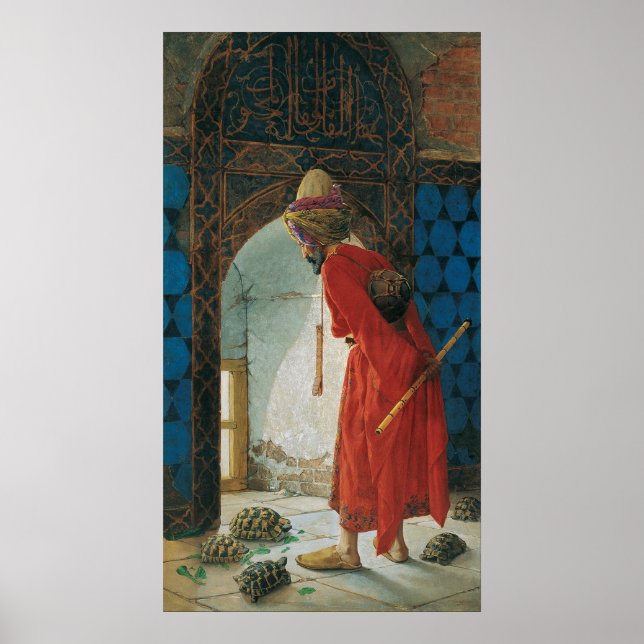 Póster Osman Hamdi Bey El Entrenador De Tortoise (Frente)