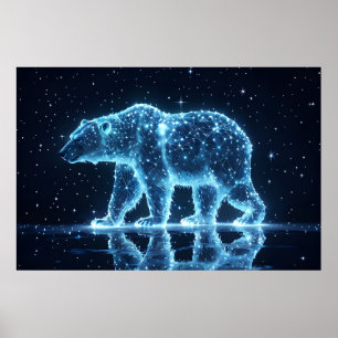 Póster Oso celeste - Animal de Espíritu de constelación