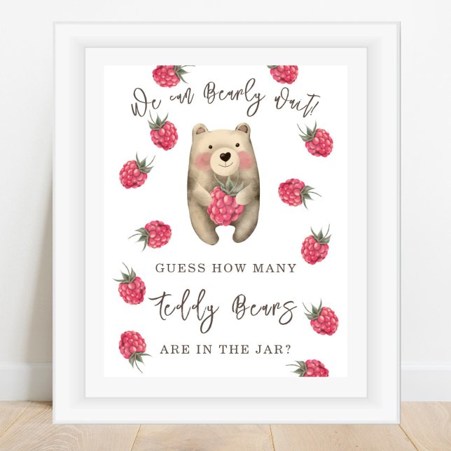 Póster OSO - Cuántos osos de peluche hay en el frasco (Subido por el creador)