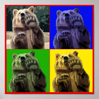 PÓSTER OSO DE 4 PLAZAS