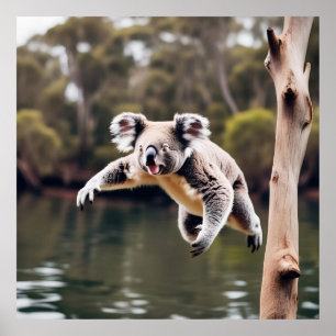 Póster Oso de gota australiano Koala
