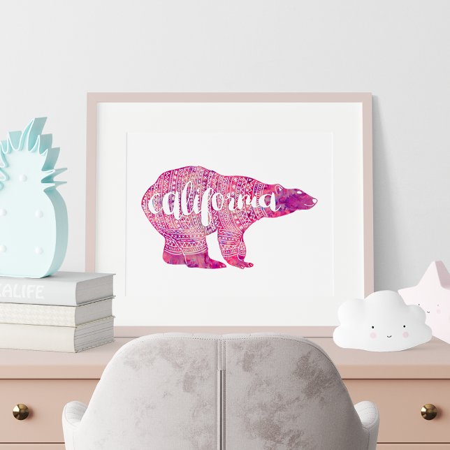 Póster Oso de invierno rosado de California (Subido por el creador)