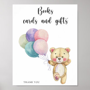 Póster Oso de peluche - libros, tarjetas y regalos