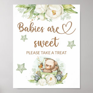 Póster Oso de peluche oso bebé bebés bebes dulce tomar un