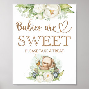 Póster Oso de peluche oso bebé bebés bebes dulce tomar un