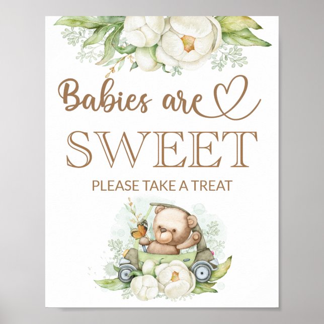 Póster Oso de peluche oso bebé bebés bebes dulce tomar un (Frente)