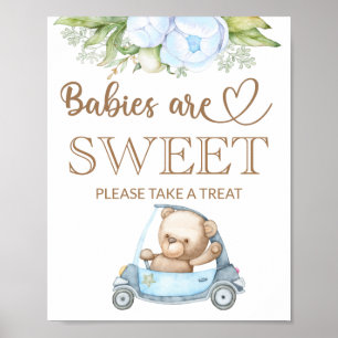 Póster Oso de peluche oso bebé bebés bebes dulce tomar un