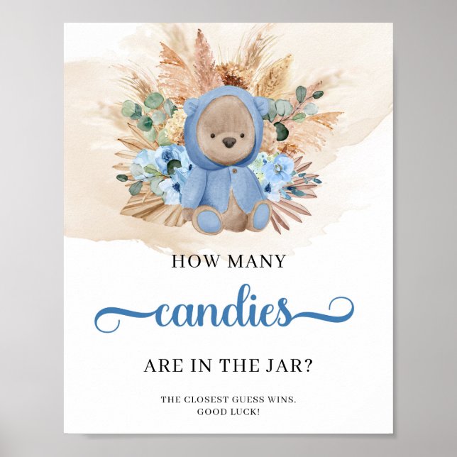 Póster Oso de Teddy: ¿Cuántos Cadáveres hay en el juego d (Frente)