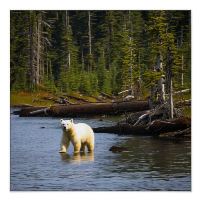 Póster Oso espiritual (Anverso)