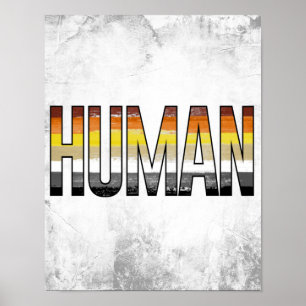 Póster Oso Humano
