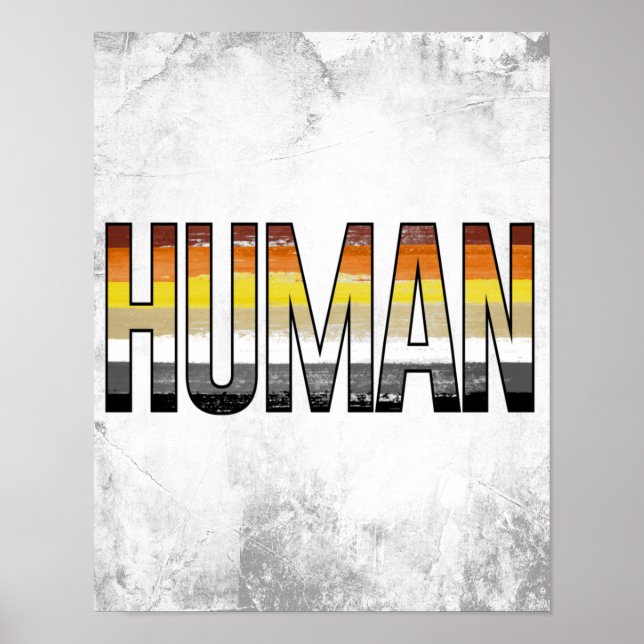 Póster Oso Humano (Frente)
