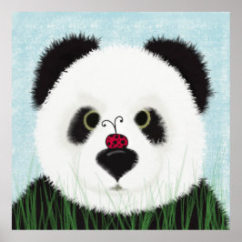 Póster Oso Panda Adorable