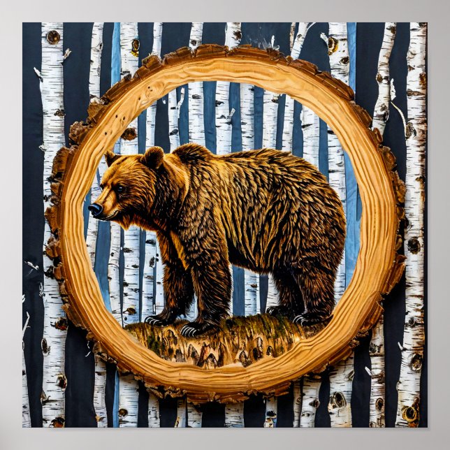 Póster Oso Pardo (Frente)