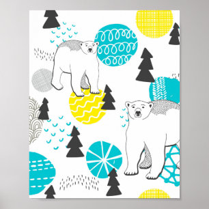 Póster Oso polar
