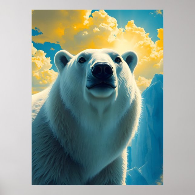 Póster Oso polar (Frente)
