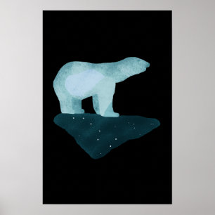 Póster Oso polar