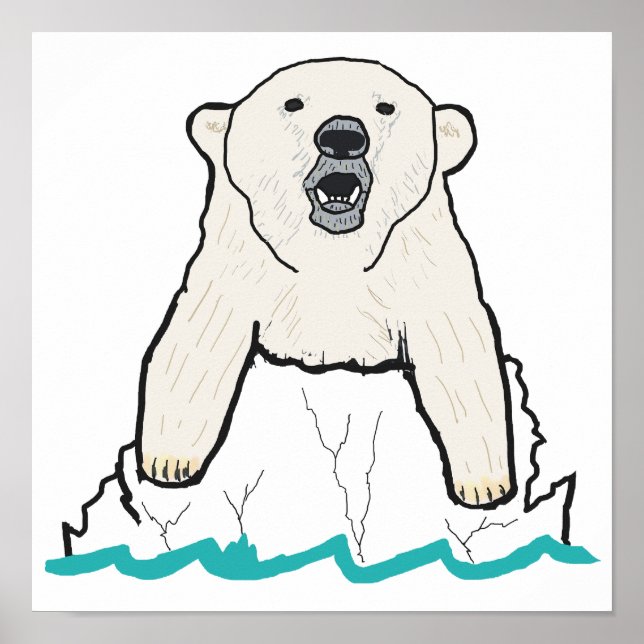 Póster Oso polar (Frente)