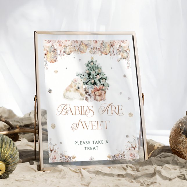 Póster Oso Polar de Invierno Los bebés son dulces, tómate (Subido por el creador)