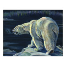 Oso Polar Vintage, Animales de la Vida Marina Árti