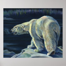 Oso Polar Vintage, Animales de la Vida Marina Árti