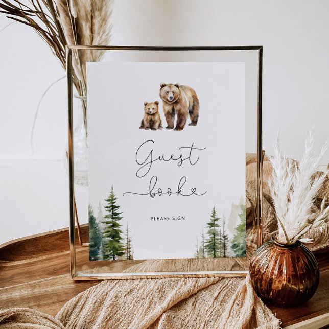 Póster Oso silvestre forestal por favor firma al Poster d (Subido por el creador)