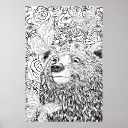Póster Oso Valiente