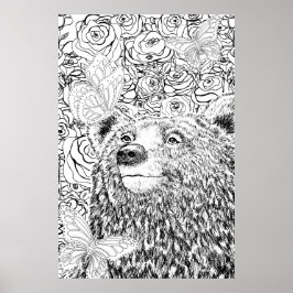 Póster Oso Valiente