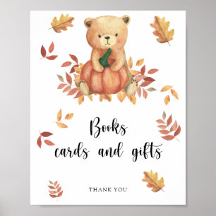 Póster Oso y calabaza - libros, tarjetas y regalos poster