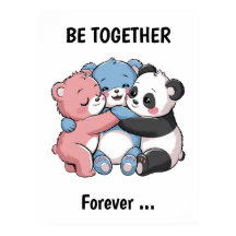 Osos de peluche con panda