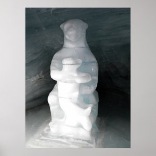 Póster Osos en hielo