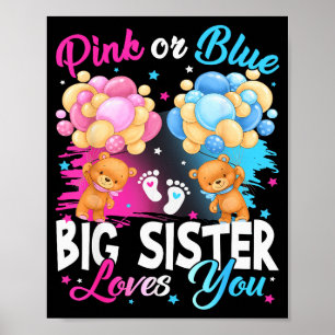 Póster Osos Nk O Azul Hermana Mayor Te Ama Revelación De