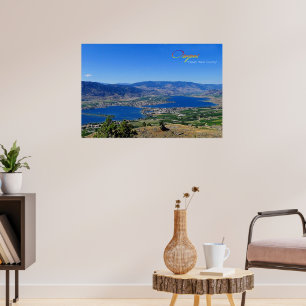 Póster Osoyoos, región vinícola del desierto