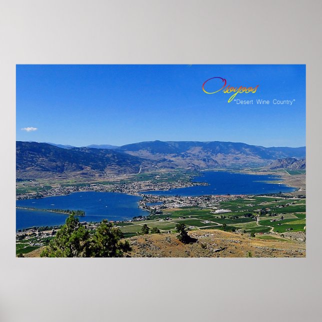 Póster Osoyoos, región vinícola del desierto (Frente)