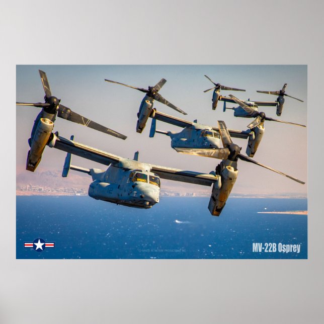 PÓSTER OSPREY MV-22B (Frente)