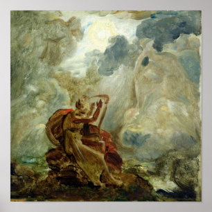 Póster Ossian evoca las bebidas espirituosas