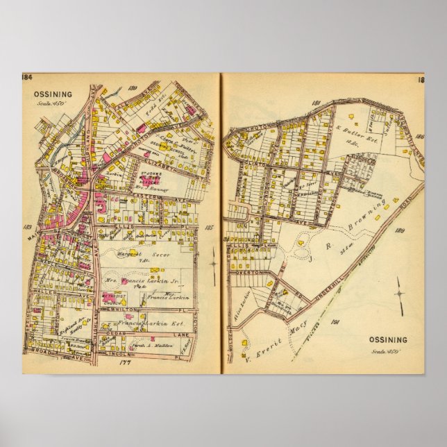 Póster Ossining, New York 4 (Frente)