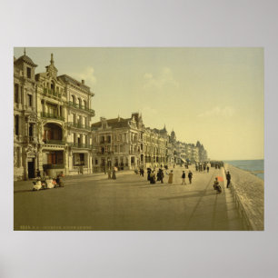 Póster Ostende - el terraplén