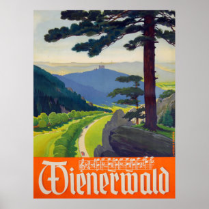 Póster " Österreich: 1956/heute Wien - Wienerwald Reise