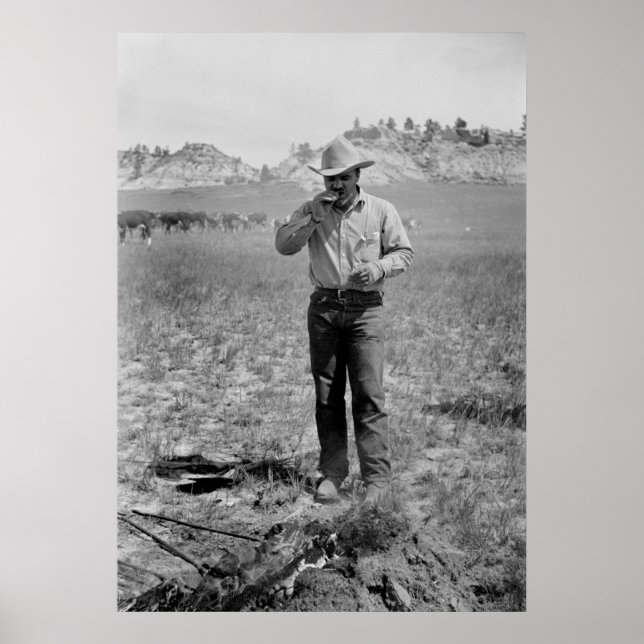 Póster Ostras de las Montañas Rocosas, años 30 (Frente)