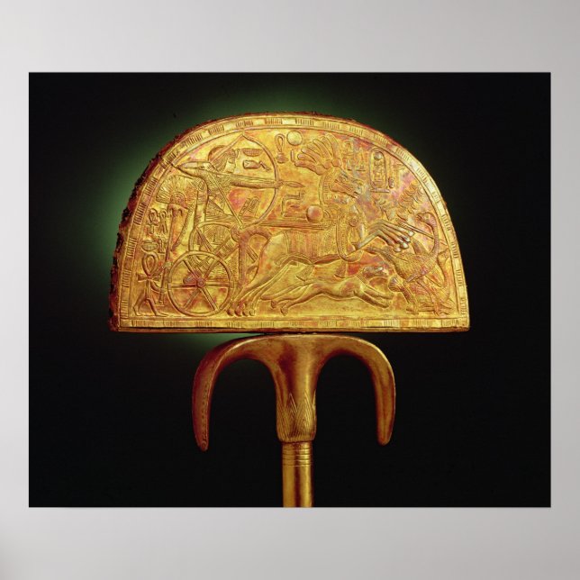 Póster Ostrich-feather fan, from Tomb of Tutankhamun (Frente)