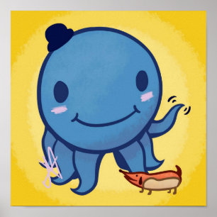 Póster Oswald y Weenie