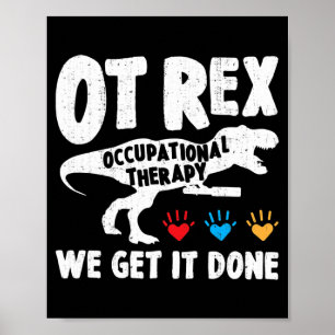 Póster OT Médica Rex De La Terapia Ocupacional