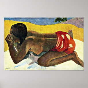 Póster Otahi Allein De Gauguin Paul (Mejor Calidad)