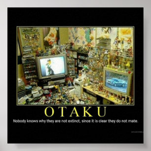 Póster Otaku de motivación